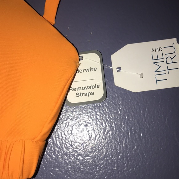 New Orange pushup padded bikini top Medium - Picture 4 of 11